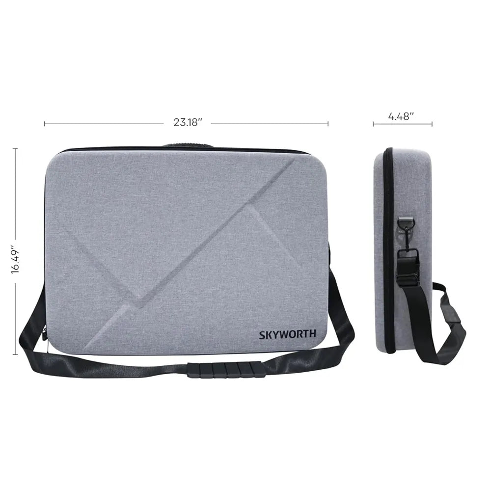 Skyworth 24 Inch Portable Smart FHD Smart Google TV With Case Bundle