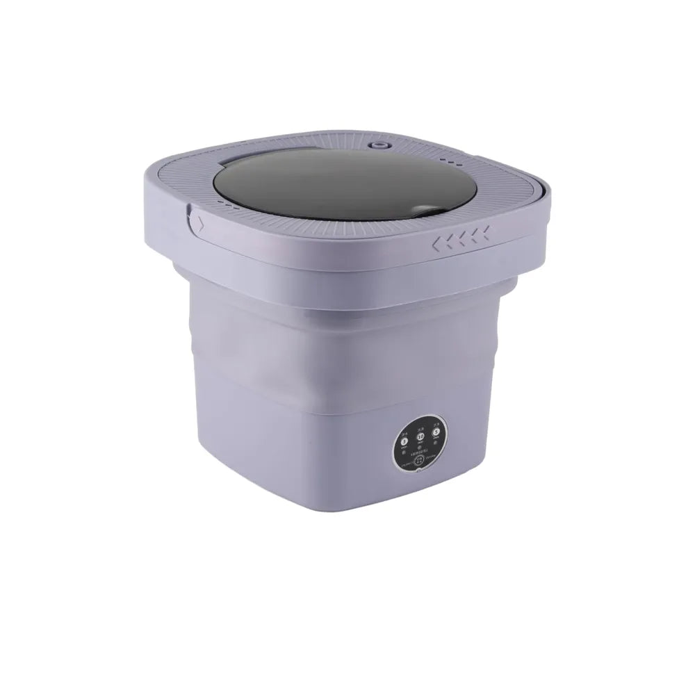 Portable Foldable Mini Washing Machine with 3 Modes 7 Liter Color Blue