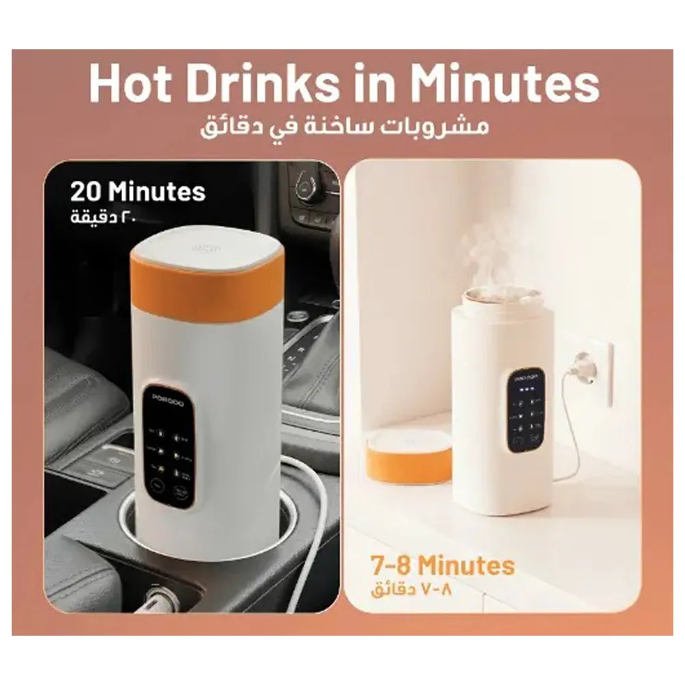 Porodo Lifestyle Smart Portable Kettle Digital Temperature Display