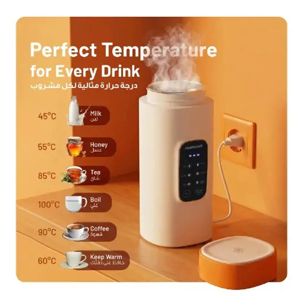 Porodo Lifestyle Smart Portable Kettle Digital Temperature Display