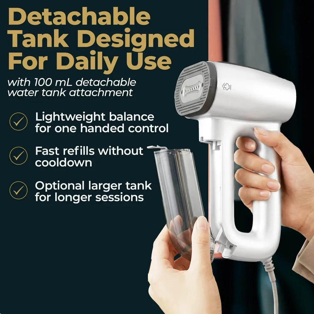 Vacuum garment Steamer Handheld Travel Garment Steamer for Clothes