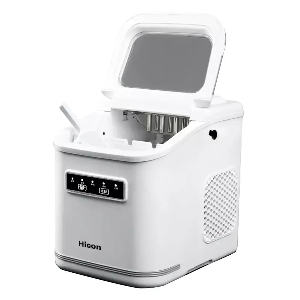 Hicon Ice Maker Machine With Openable Cover Automatic Round Ice Cube Making Household Commercial-1