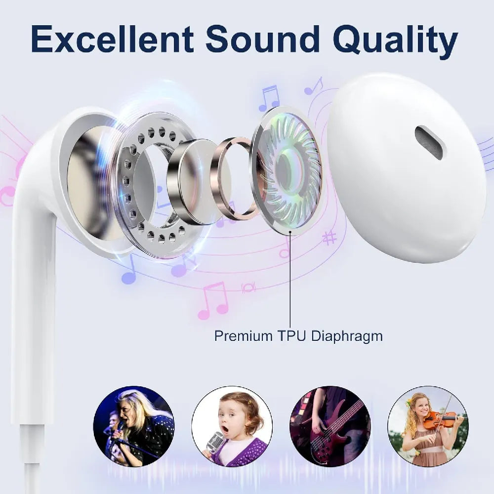 Apple EarPods with Lightning Connector Wired Connectivity iPhone/iPad Compatibility