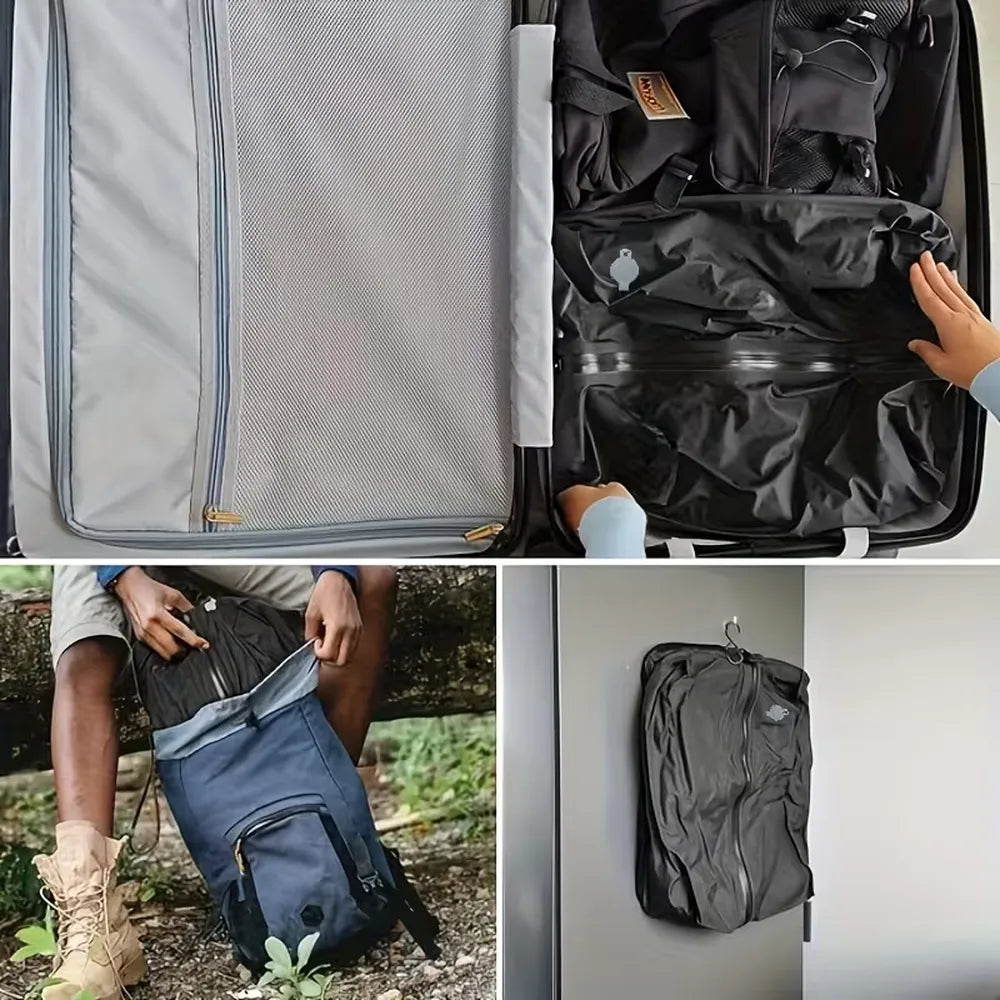 Vacuum Compression Bag, Reusable, No Air Pump Needed, Saving 60% Space