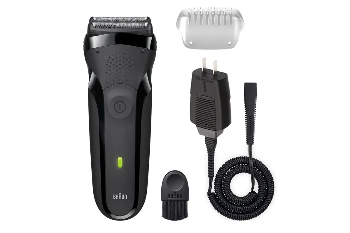 BRAUN 300s AP Clean & Close Shaver - Bkack