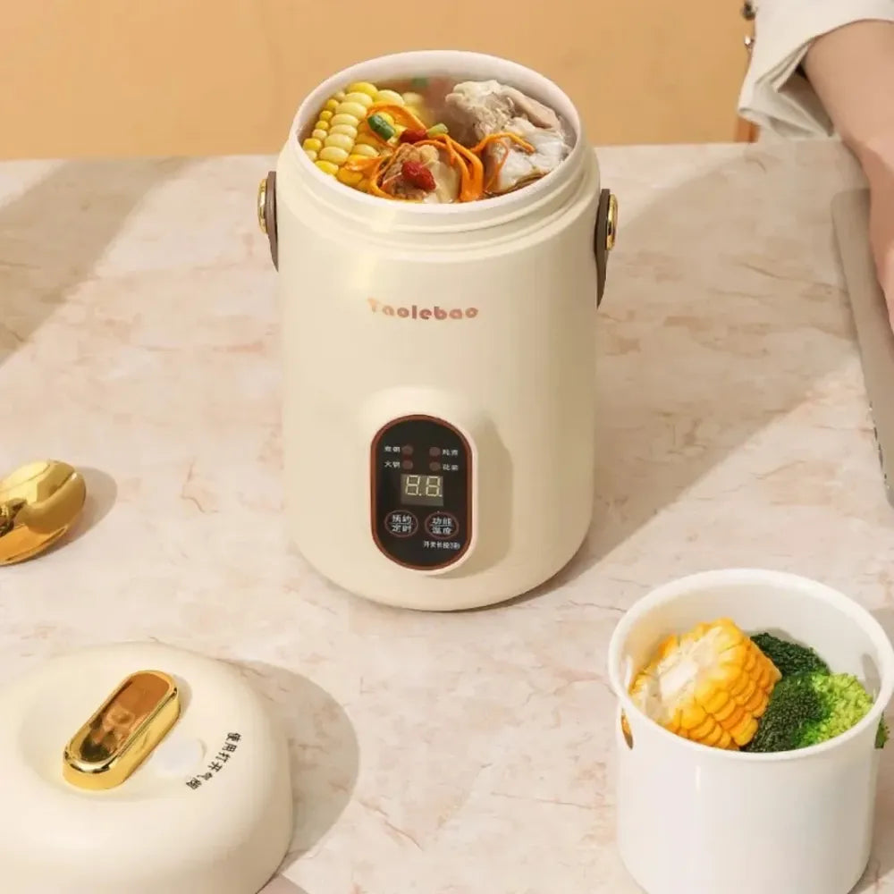 Portable Mini Multifactional Electric Cooker 1200 ml