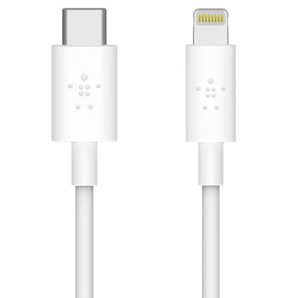 Belkin Boost Charge USB-C to Lightning Cable White (1.2M)