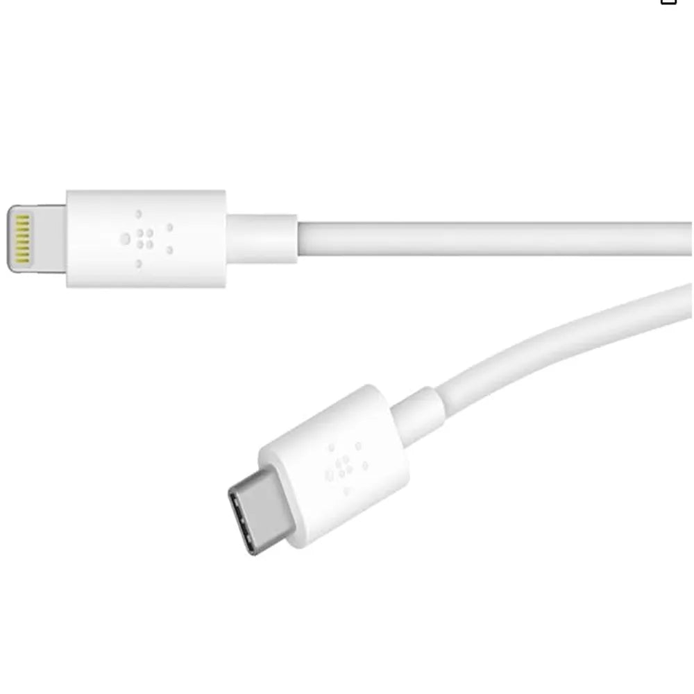 Belkin Boost Charge USB-C to Lightning Cable White (1.2M)