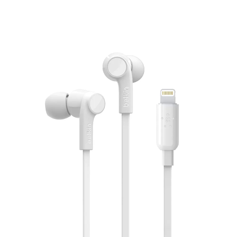 Belkin RockStar HeadPhone with Lightning Connector White 112cm Cable Length