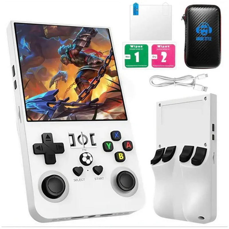 R36MAX Game Console - 64GB, Portable, High-Performance - White-1