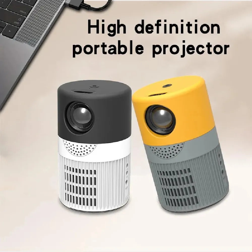 Borrego LED Mini Projector 480×360 Resolution HD 1080P Support Dual Fan Cooling HDMI & USB Connectivity