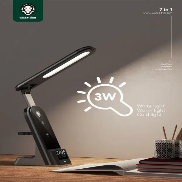 Green 7-in-1 Smart Wireless Charger