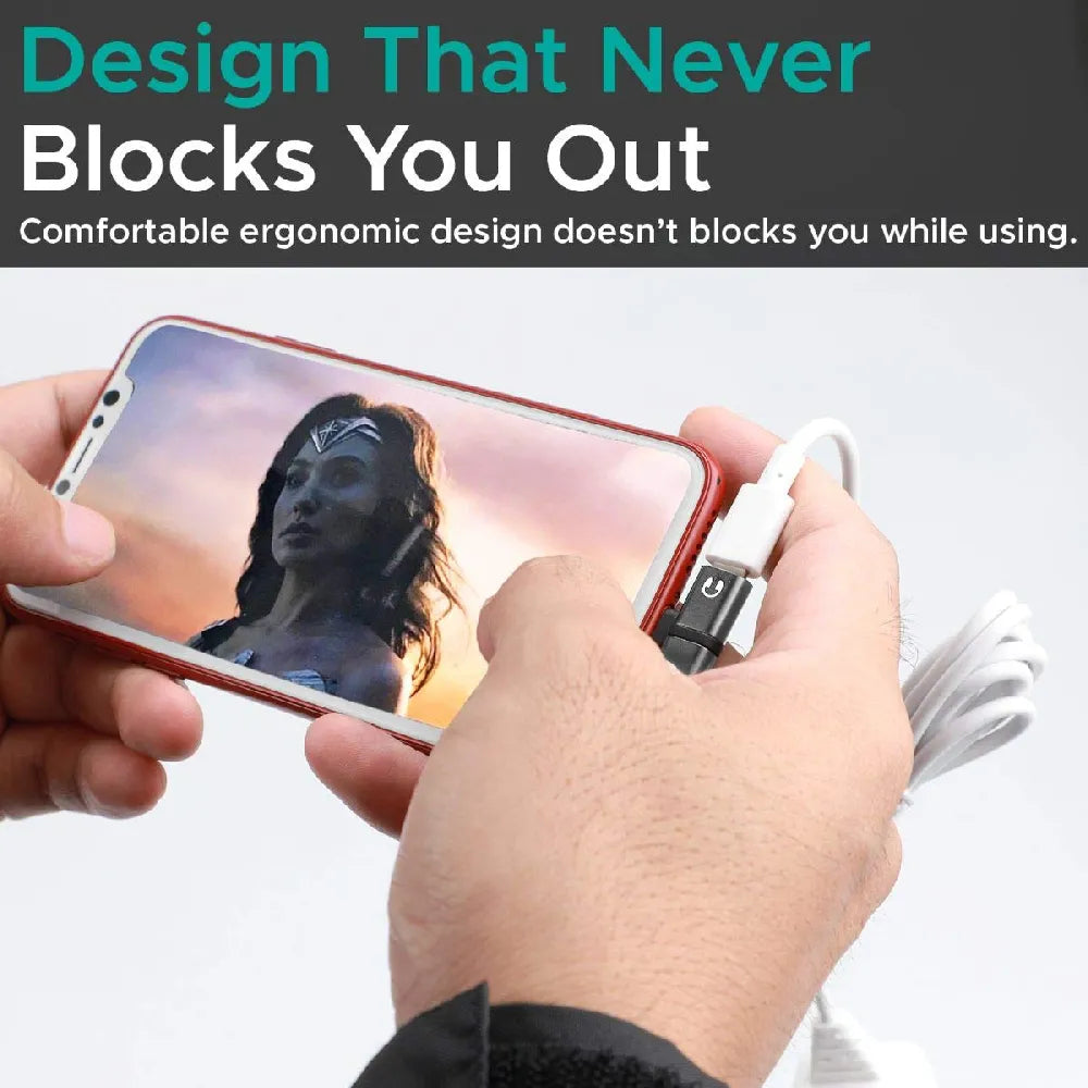 Promate 2-in-1 Audio & Charging Adapter 5V/2A Fast Charging Lightning Connector iPhone/iPad Compatibility