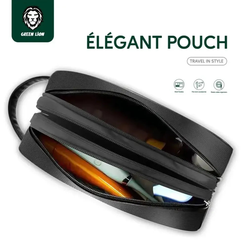 Green Lion Elegant Multi-Functional Pouch