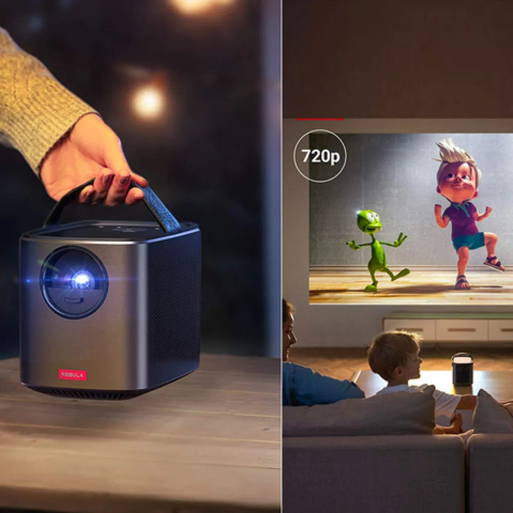 NEBULA Anker Projector Mars II Pro Portable With Smart Android 7.1 System 10W