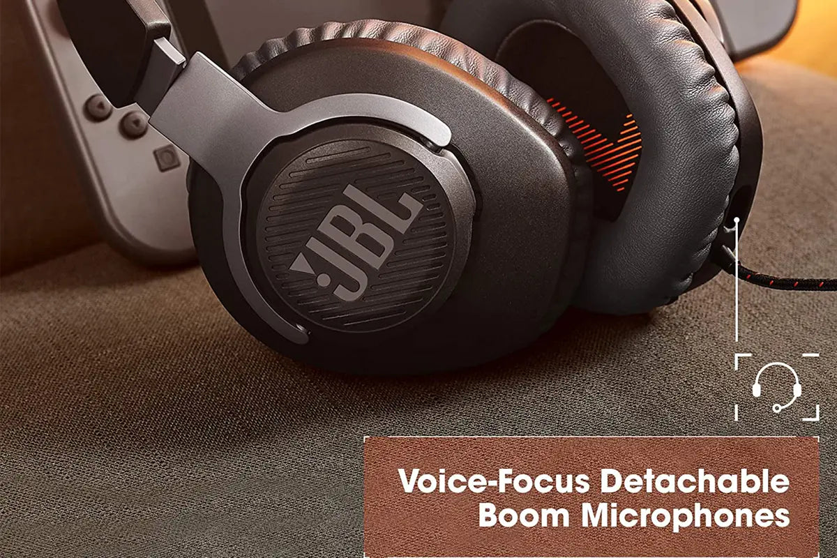 سماعات الألعاب JBL Quantum 100 - سلكية فوق الأذن - أسود-5