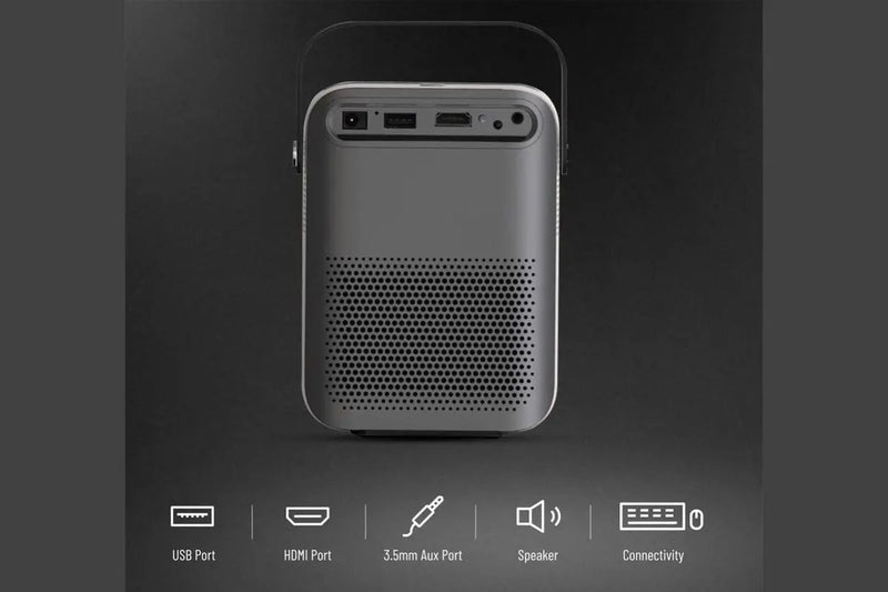 Porodo Lifestyle Full HD Portable Projector 2600mAh-4