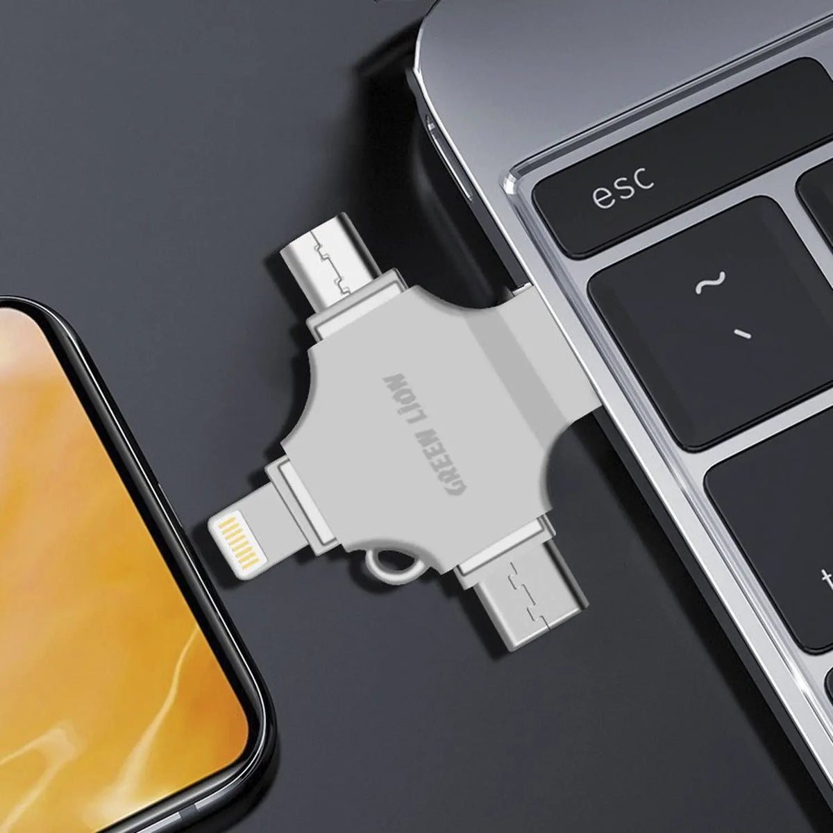 Green Lion 4 In 1 USB Flash Drive 128GB