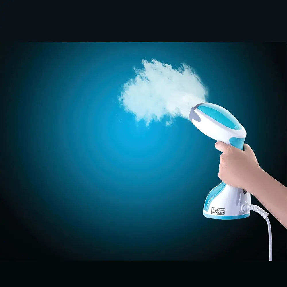 Black & Decker Handy Garment Steamer 260mL Water Capacity 1200W