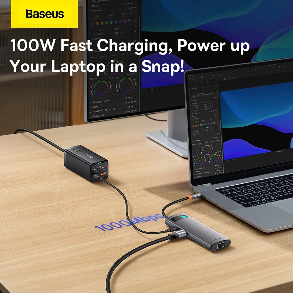 Baseus StarJoy Multifunctional 6-Port Type-C HUB Adapter
