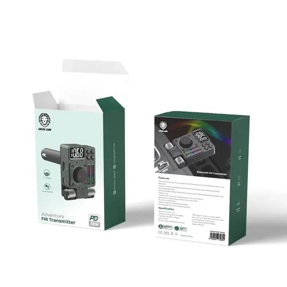 Green Lion Adventure FM Transmitter PD With LCD Display 30W