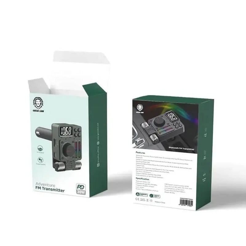 Green Lion Adventure FM Transmitter PD With LCD Display 30W