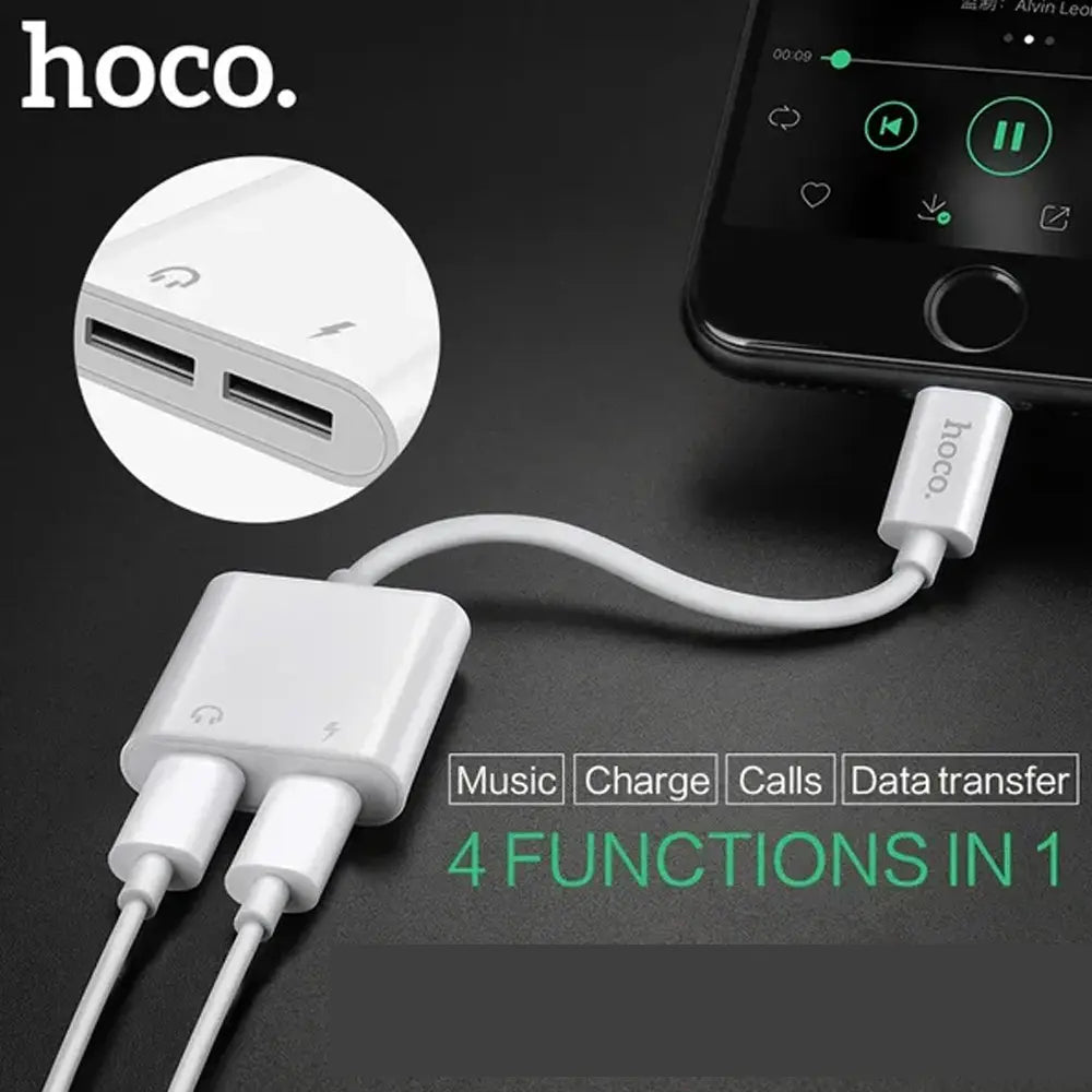 Hoco Dual IP Digital Audio Converter Adapter