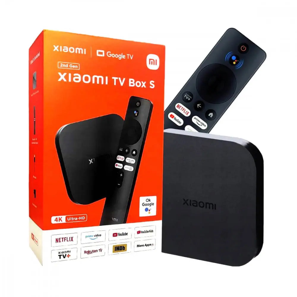 Xiaomi TV Box S 2nd Generation With 8GB Storage and 2GB RAM 4K Ultra HD Resolution