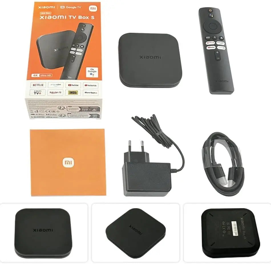 Xiaomi TV Box S 2nd Generation With 8GB Storage and 2GB RAM 4K Ultra HD Resolution