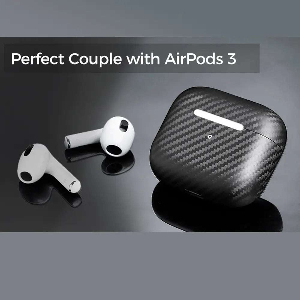 Genuine Carbon Fiber ultra slim case for Apple Airpods 3