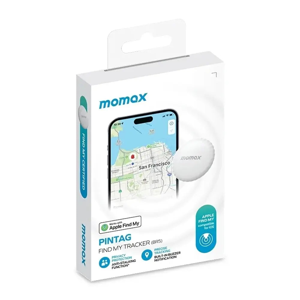 Momax Pintag Wireless Positioning Anti-lost Device 225mAh 365 Days Battery Life