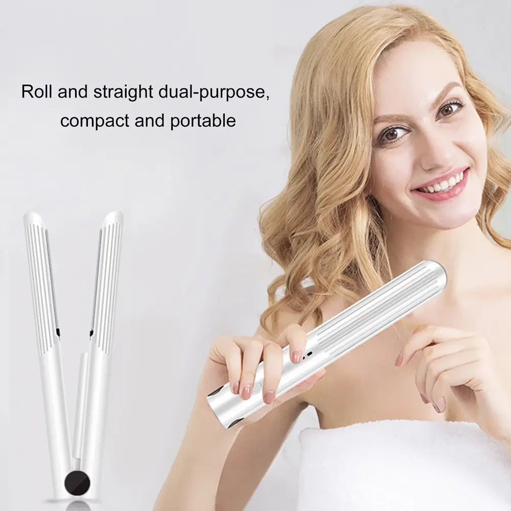 K-Skin wireless Hair straightener - white