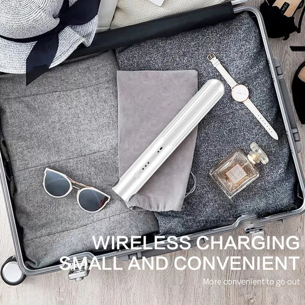K-Skin wireless Hair straightener - white