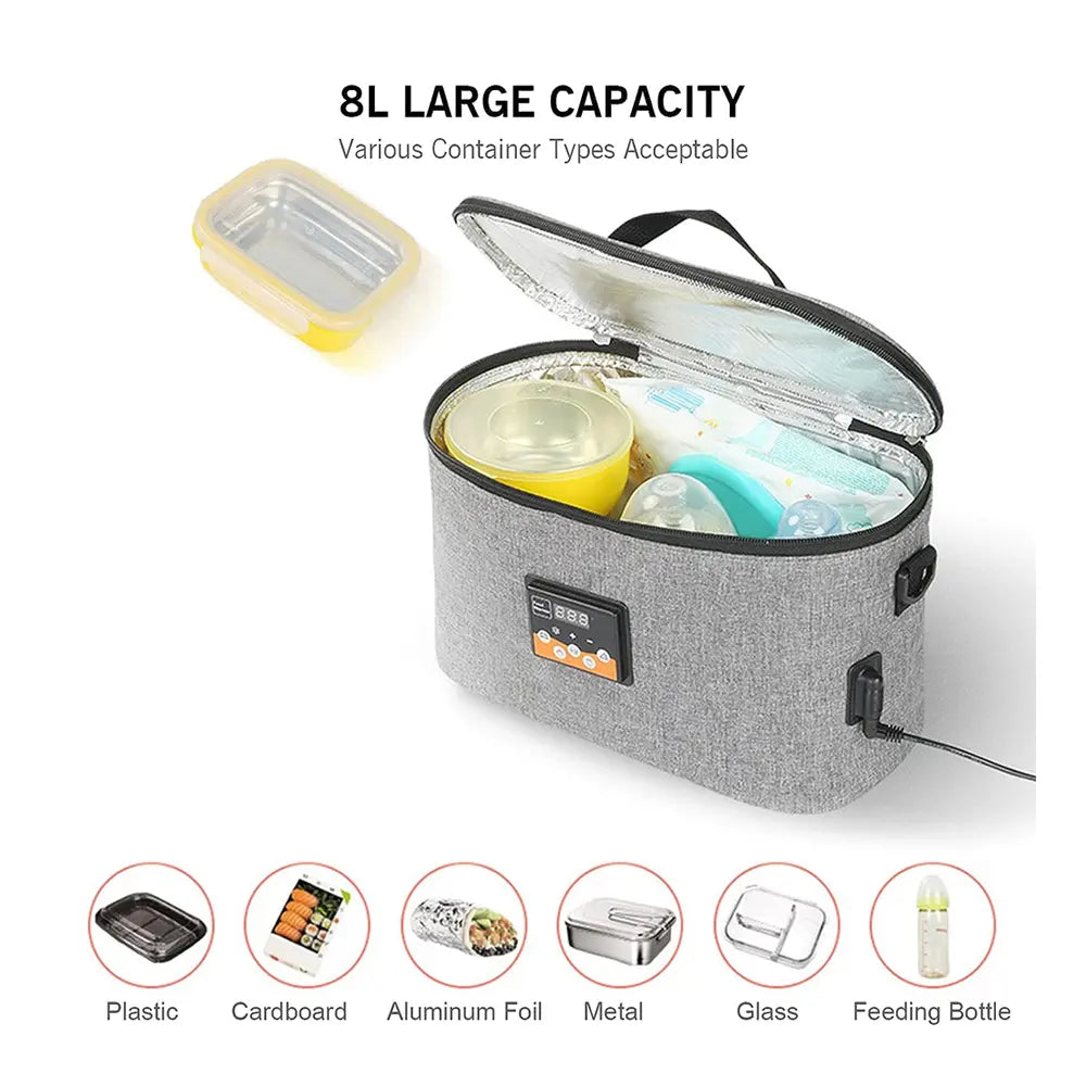 8L Electric Food Warmer & Heating Lunch Box