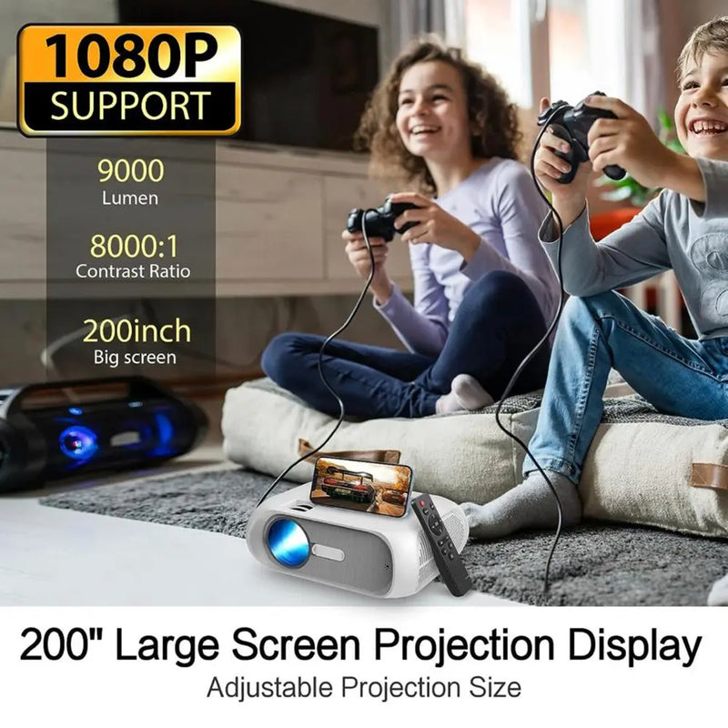 T9 FHD Android Wi-Fi Projector 200ANSI With Full HD 1080p Resolution