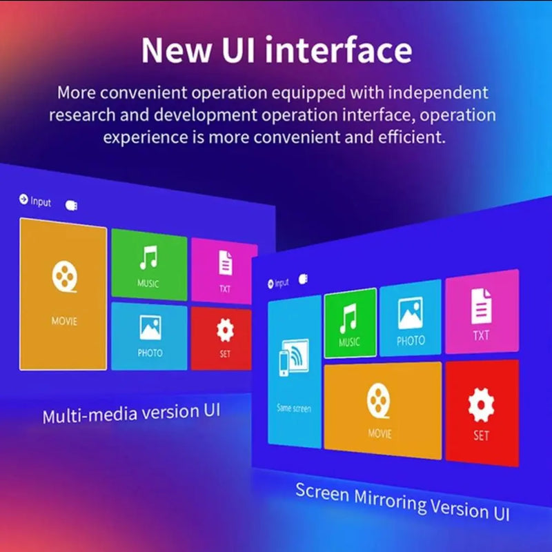 T9 FHD Android Wi-Fi Projector 200ANSI With Full HD 1080p Resolution