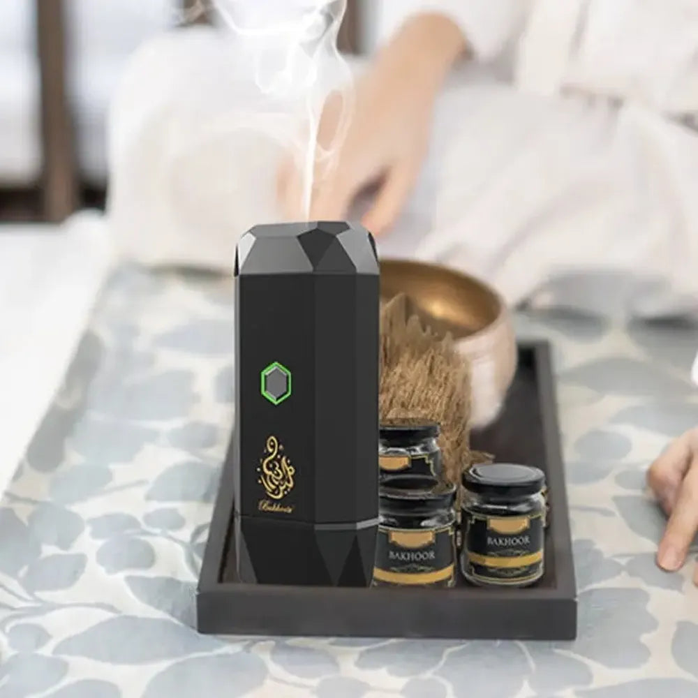 Crony Arabic Electric Incense Bukhoor With Safe Heating Technology USB Rechargeable – Black