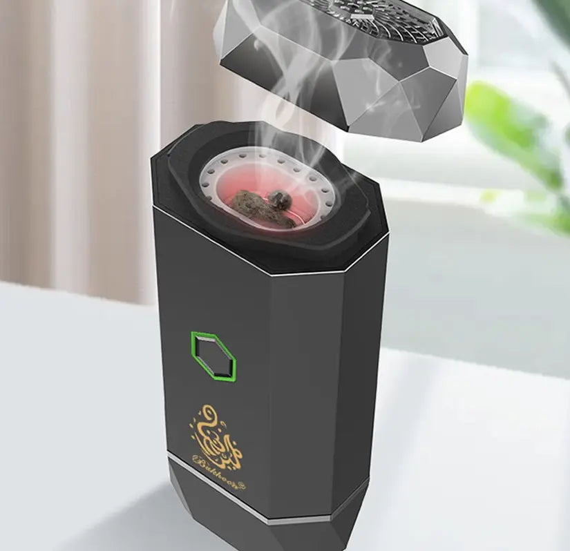 Crony Arabic Electric Incense Bukhoor With Safe Heating Technology USB Rechargeable – Black