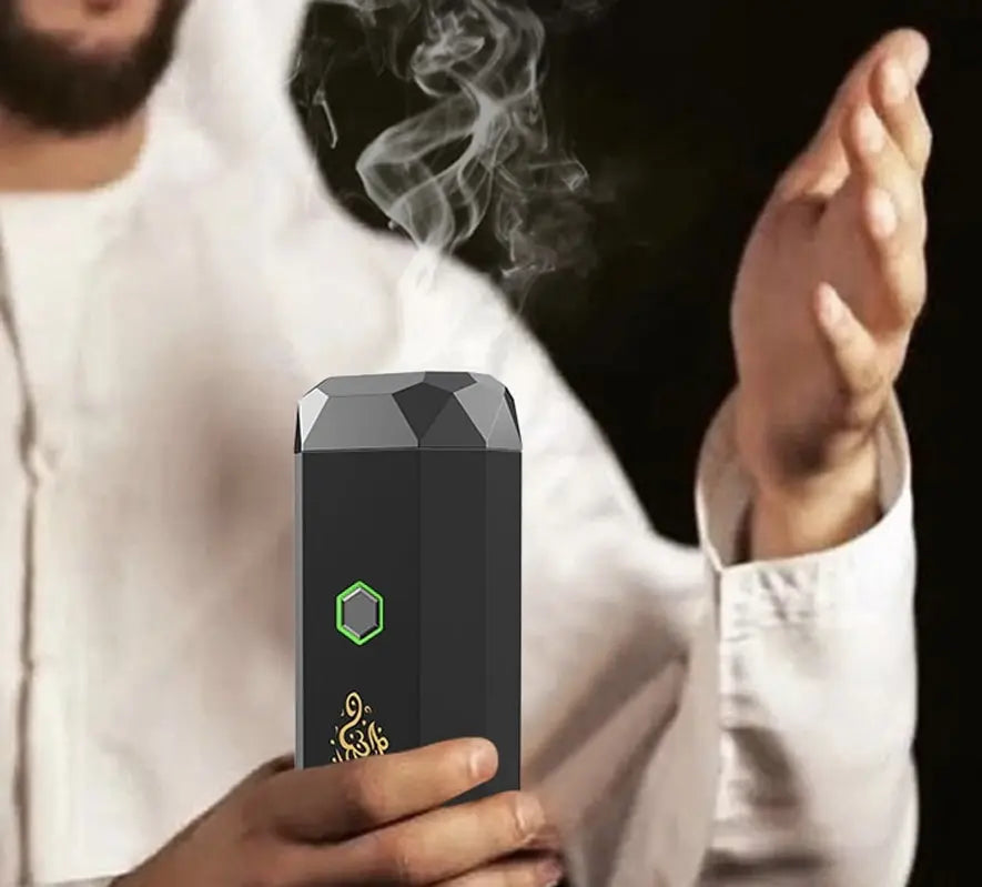 Crony Arabic Electric Incense Bukhoor With Safe Heating Technology USB Rechargeable – Black