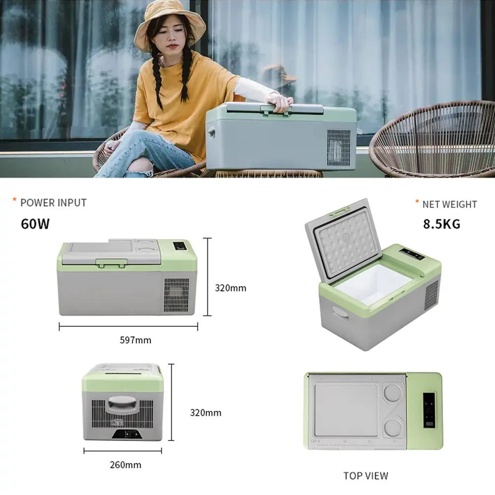 Alpicool Portable Car 16L Fridge 12V (- 20 ℃)