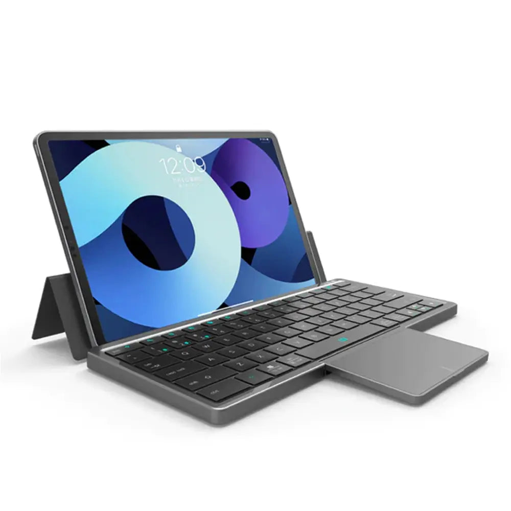 Wireless Keyboard With Magnetic Stand & Touchpad
