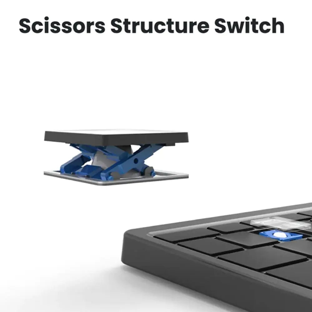 Wireless Keyboard With Magnetic Stand & Touchpad