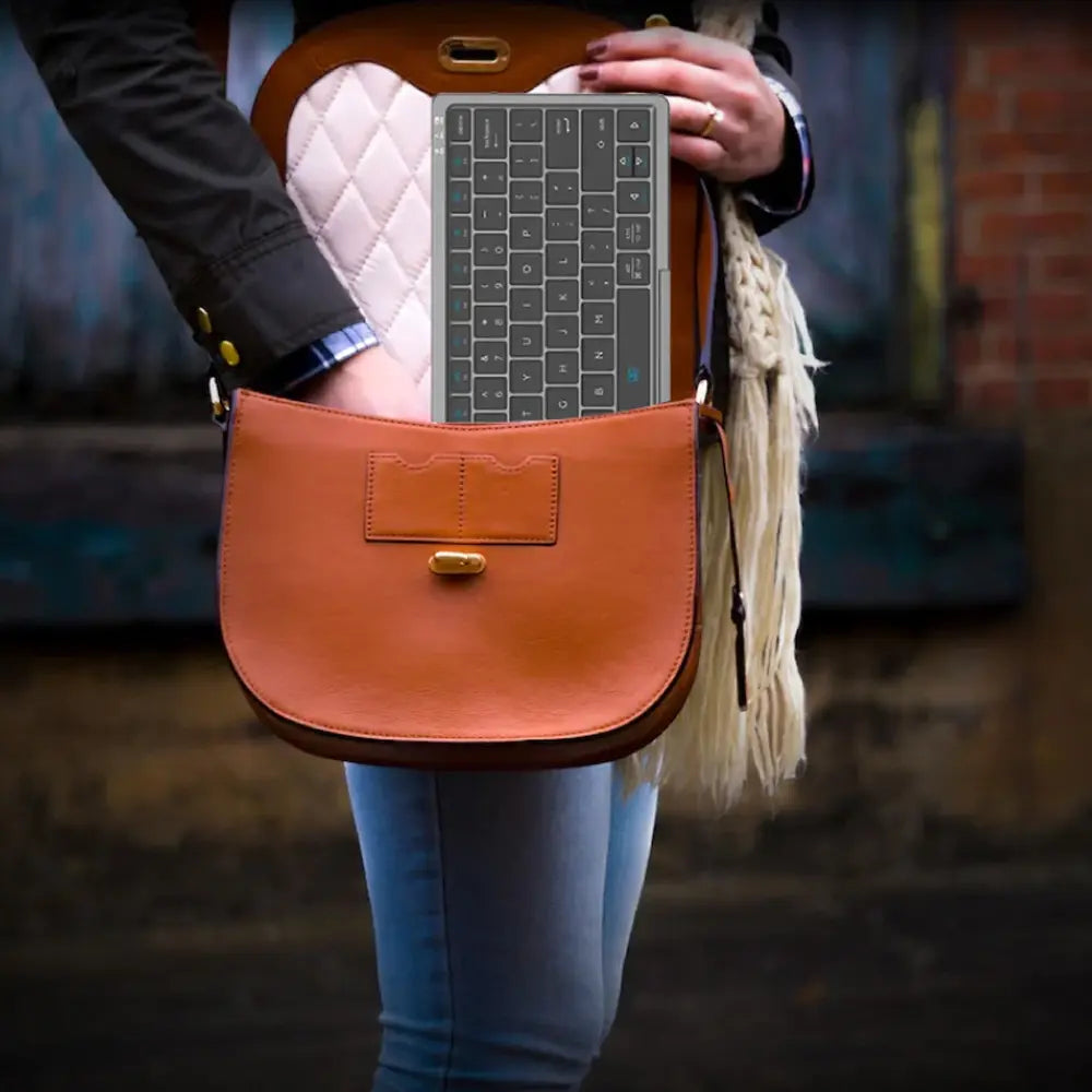 Wireless Keyboard With Magnetic Stand & Touchpad