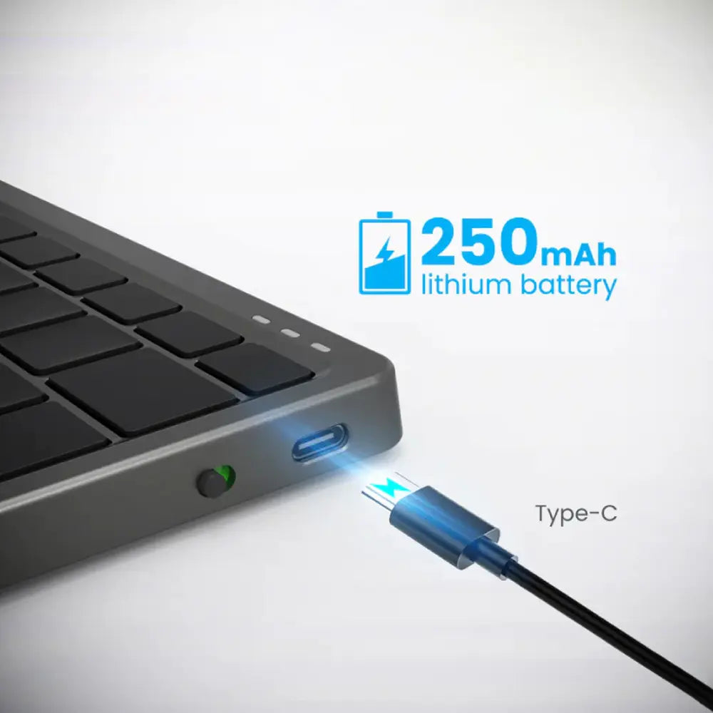 Wireless Keyboard With Magnetic Stand & Touchpad