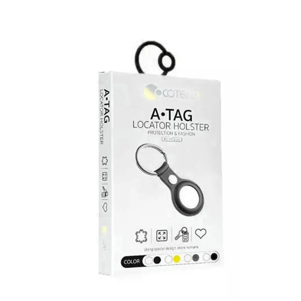 Coteci Apple Air tag Key Ring Case - Black