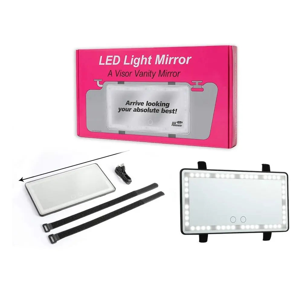 Car Vanity Rechargeable Led Light Car Mirror