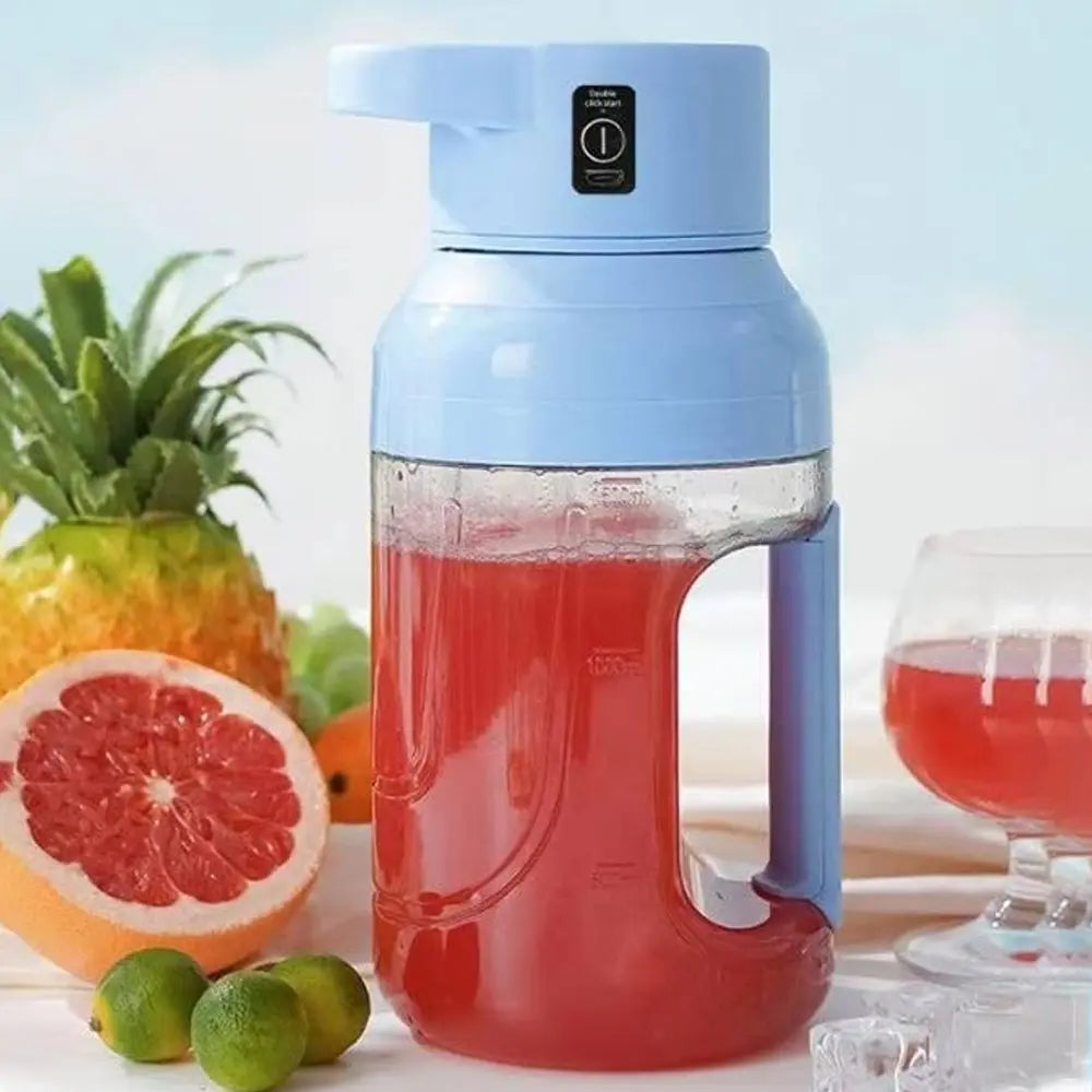 Tonton Portable 1500ml Blender USB Rechargeable – Blue