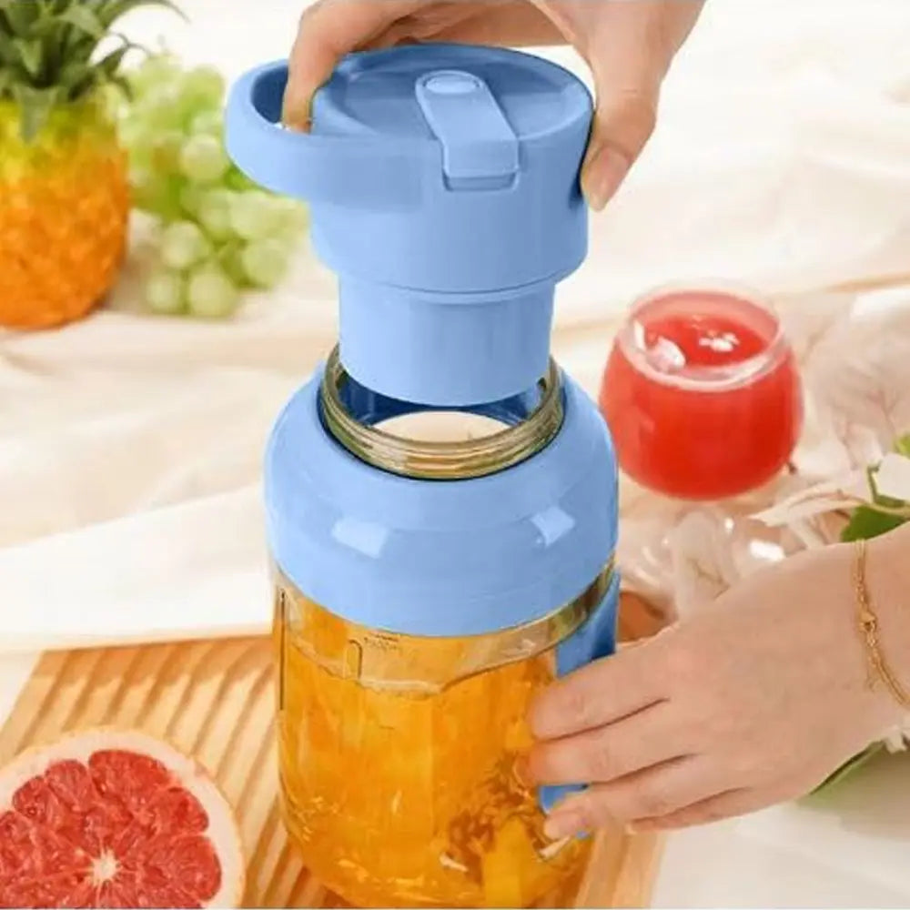 Tonton Portable 1500ml Blender USB Rechargeable – Blue