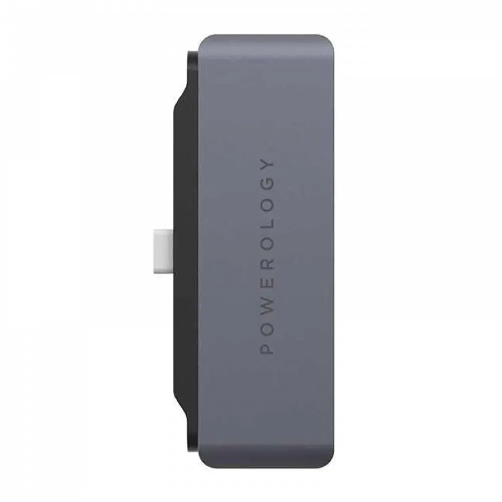 Powerology 4 in 1 USB-C Hub with HDMI, USB, and AUX Port