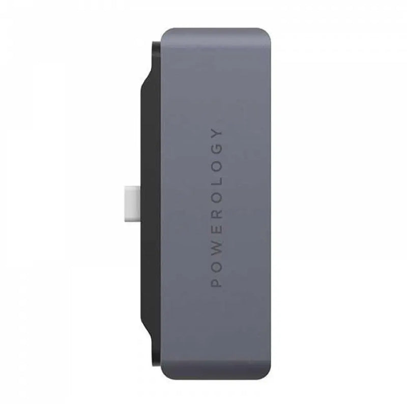 Powerology 4 in 1 USB-C Hub with HDMI, USB, and AUX Port